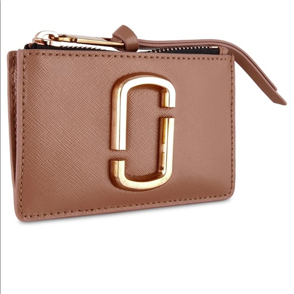 Marc Jacobs The Snapshot Leather Top-Zip Wallet - Sunkissed - Picture 2 of 5